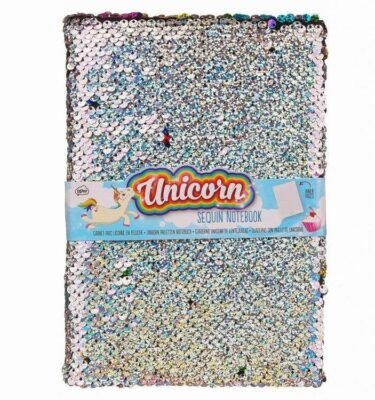Unicorn Sequin A5 Notebook Sparkly Notepad