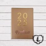 Personalised 2025 Diary Teacher gifts, Student, Secret Santa - Gold - Image 2