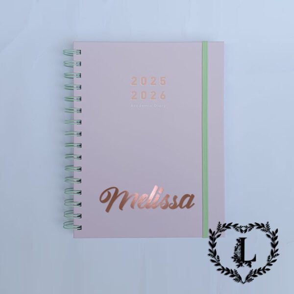 Personalised Academic Diary 2025/26 A5 Ladies Diary, Teacher gifts, Students Lilac - Image 1